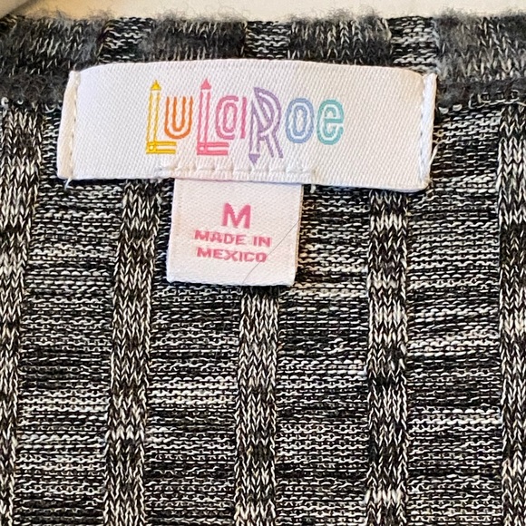 LuLaRoe Sarah Cardigan Duster Sweater Marl Grey - Picture 7 of 16